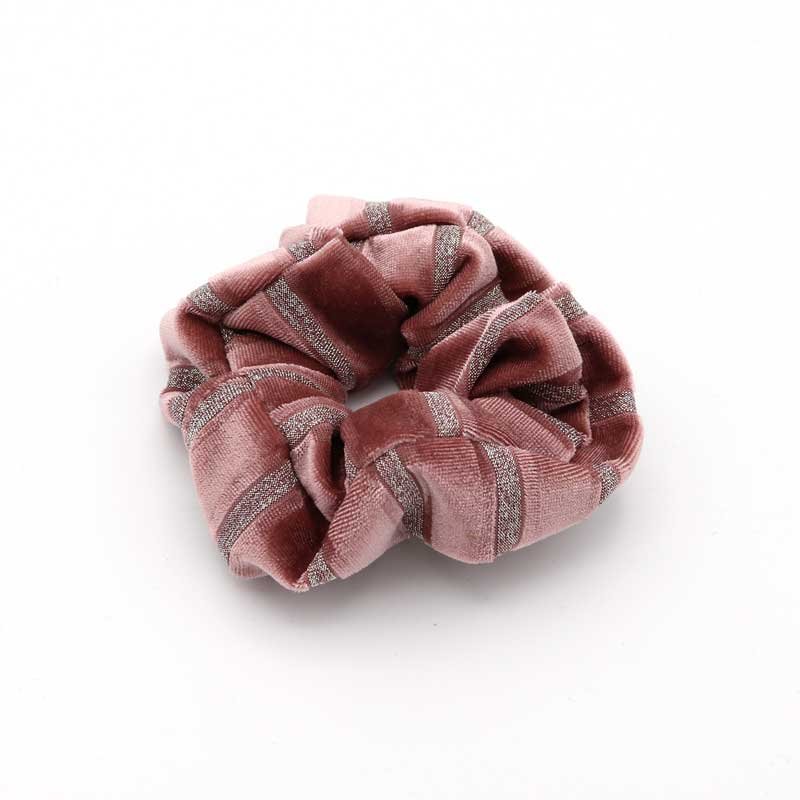 oudroze glitter scrunchie