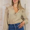 beige blouse