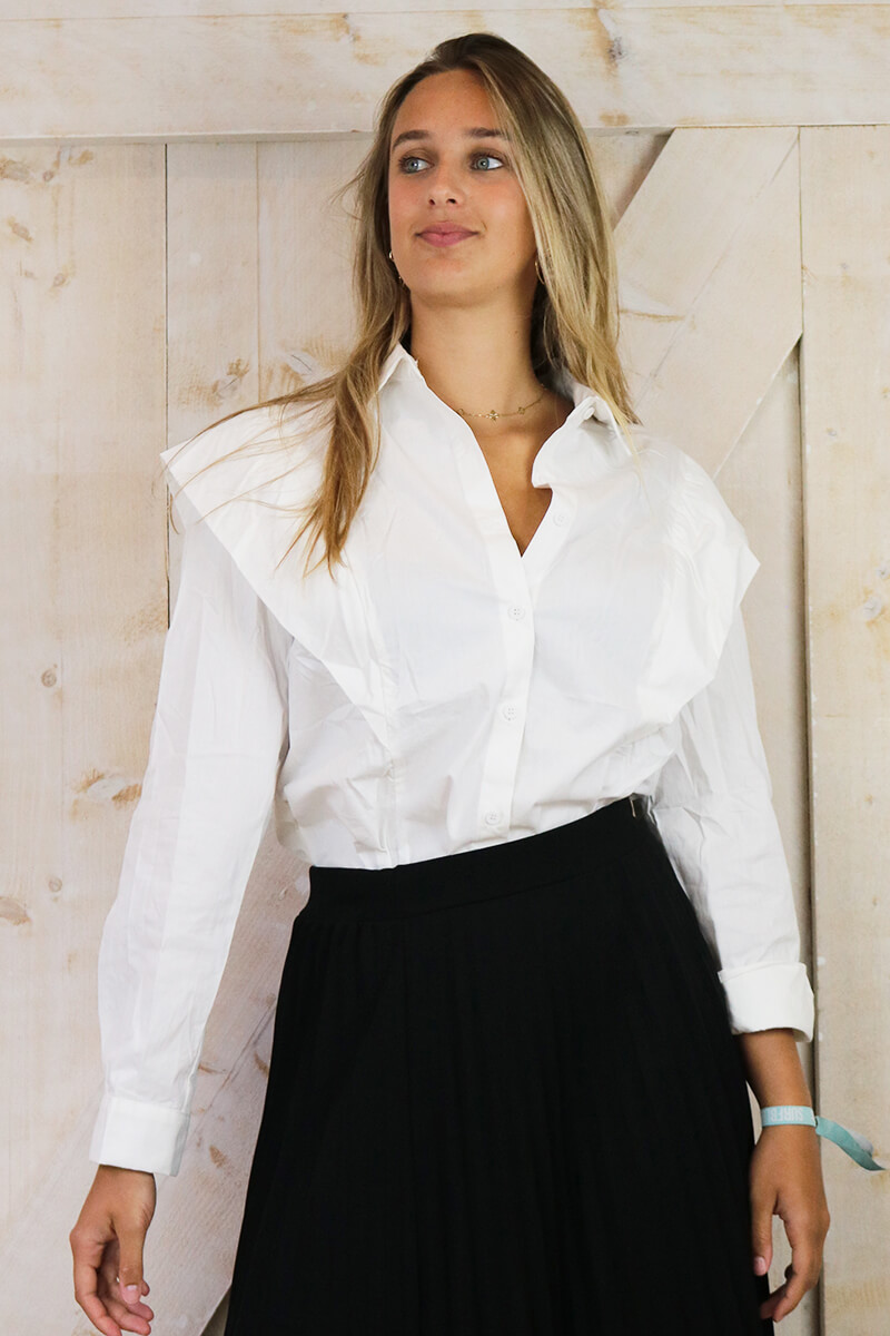 Witte blouse