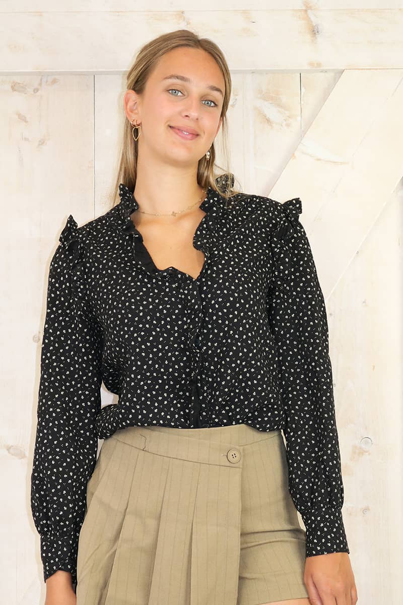 zwarte blouse