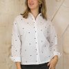 witte blouse